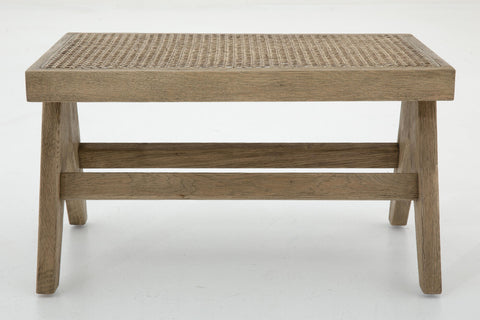 Bruno Oak And Reed Bench