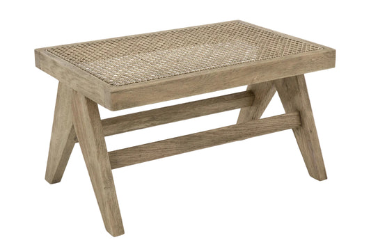 Bruno Oak And Reed Bench