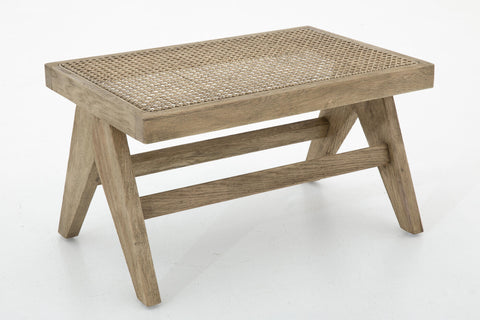 Bruno Oak And Reed Bench
