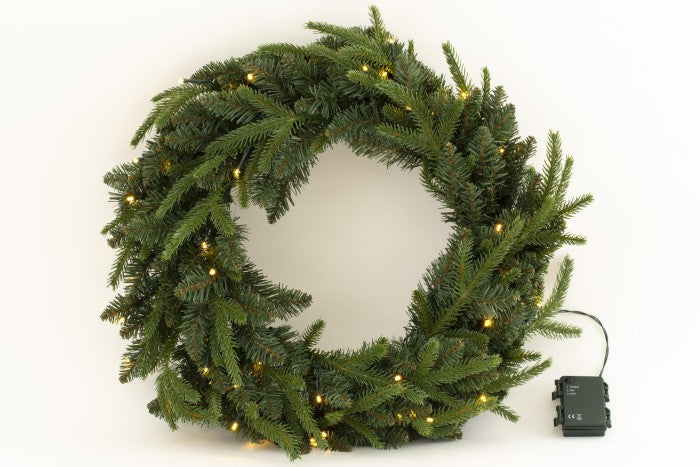 Flamant Pinus Christmas Wreath With LED