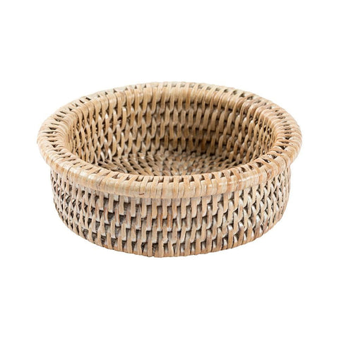 Rattan Wine Bottle Coaster