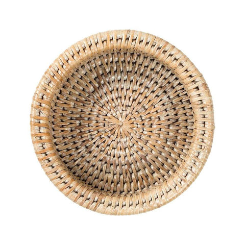 Rattan Wine Bottle Coaster