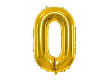 Foil Balloon Number 86cm in silver or gold