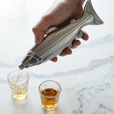 Gentlemen's Hardware Fish Hip Flask, view 2