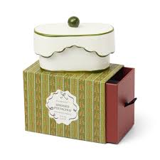 Paddywax Chérie Green Ceramic Dish Candle (Smoked Pistachio)