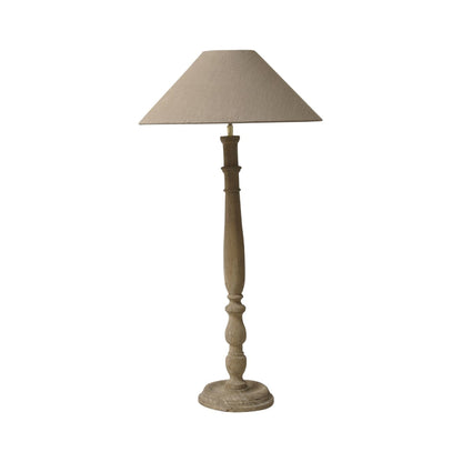 Flamant Jack table lamp base in natural recycled wood