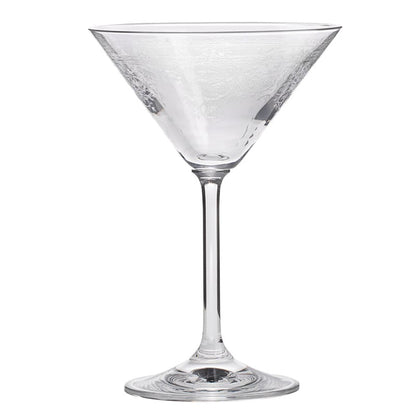 Apéro Hour gift set with martini glasses, oak board and cocktail napkins