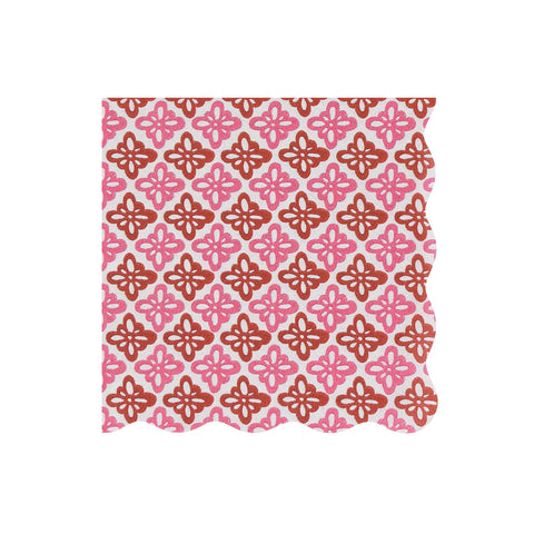 Meri Meri x Molly Mahon Red & Green Large Napkins (x 16)