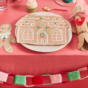 Meri Meri Gingerbread House Plates (x 8)