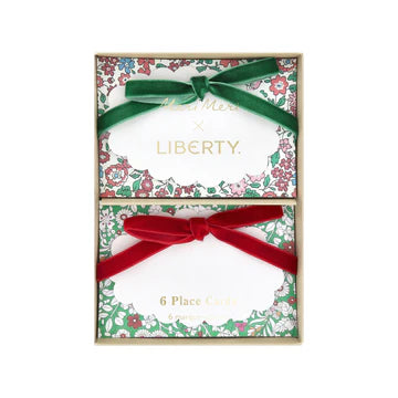 Meri Meri x Liberty Winter Place Cards (x 6)