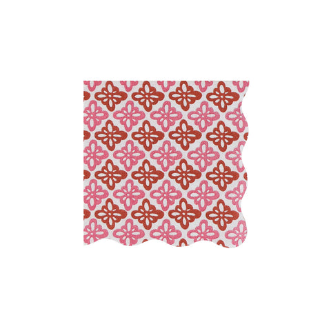 Meri Meri x Molly Mahon Red & Green Small Napkins (x 16)