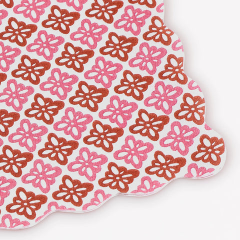 Meri Meri x Molly Mahon Red & Green Large Napkins (x 16)