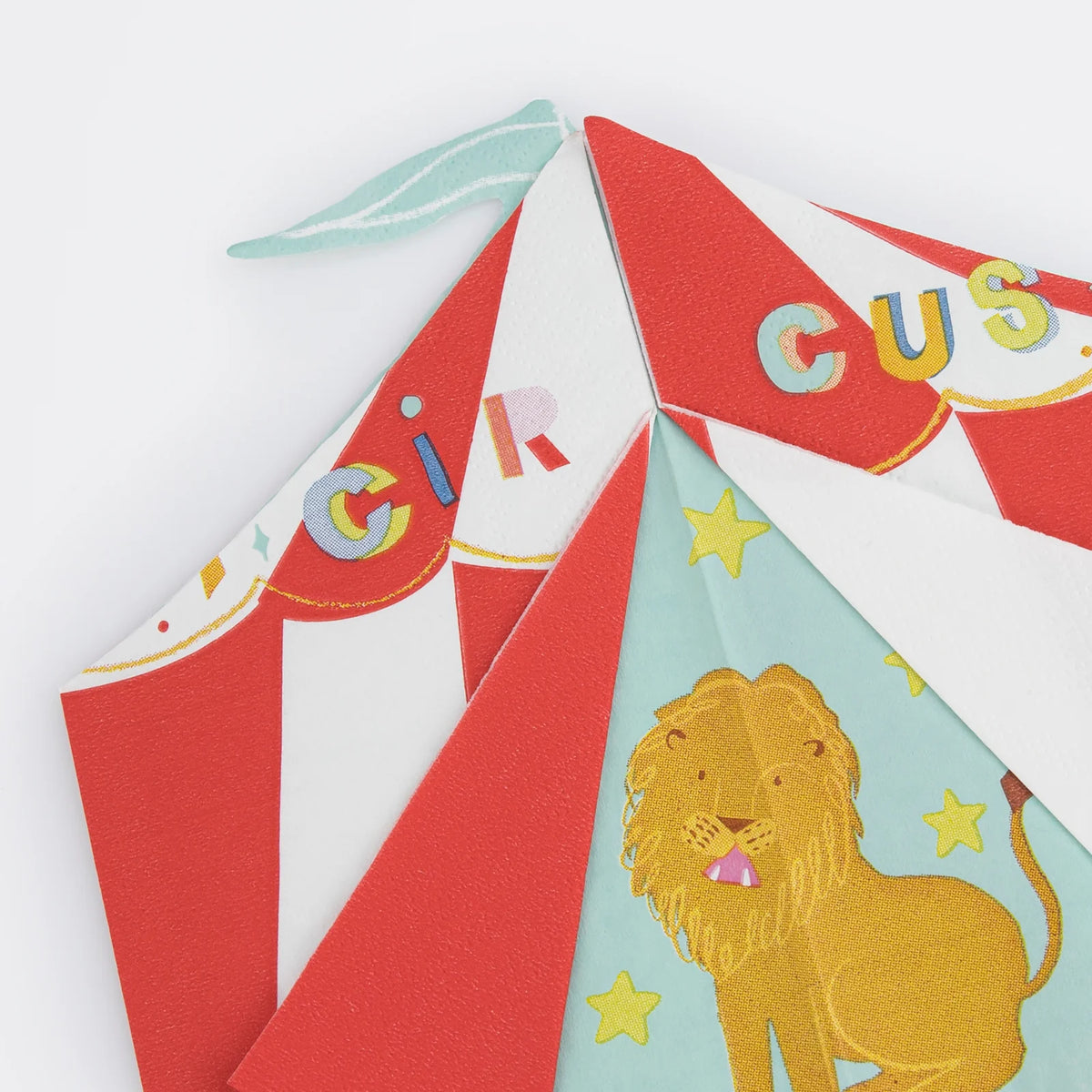 Circus Shaped Big Top Napkins, view 2