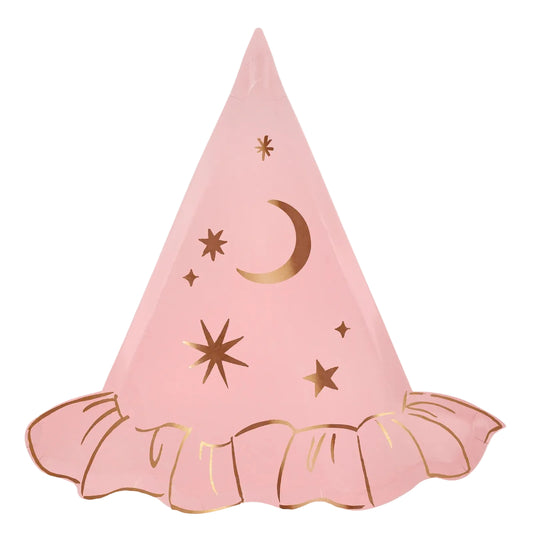 Meri Meri Pink Witch Hat Plates