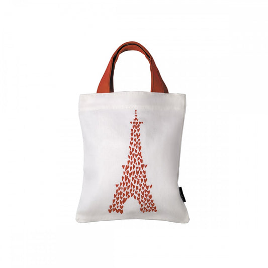Petit Jour Tote Bag "Hearts Eiffel Tower"