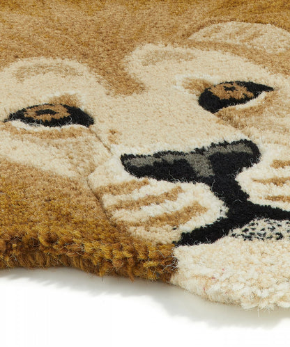 Moody Lion Rug Large, view 3