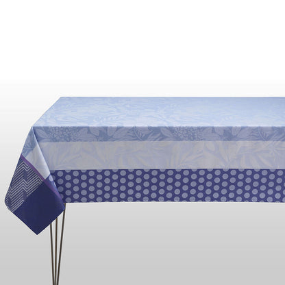 Le Jacquard Francais Nature Urbaine Blue Cotton Tablecloth, view 2