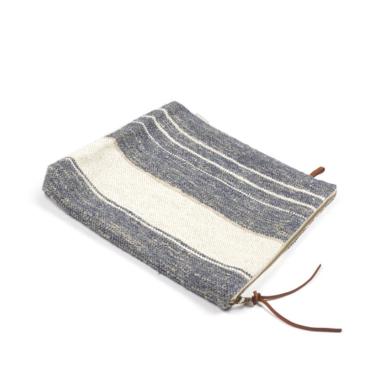 Libeco North Sea Stripe Carryall Bag 23x28 Made In Belgium