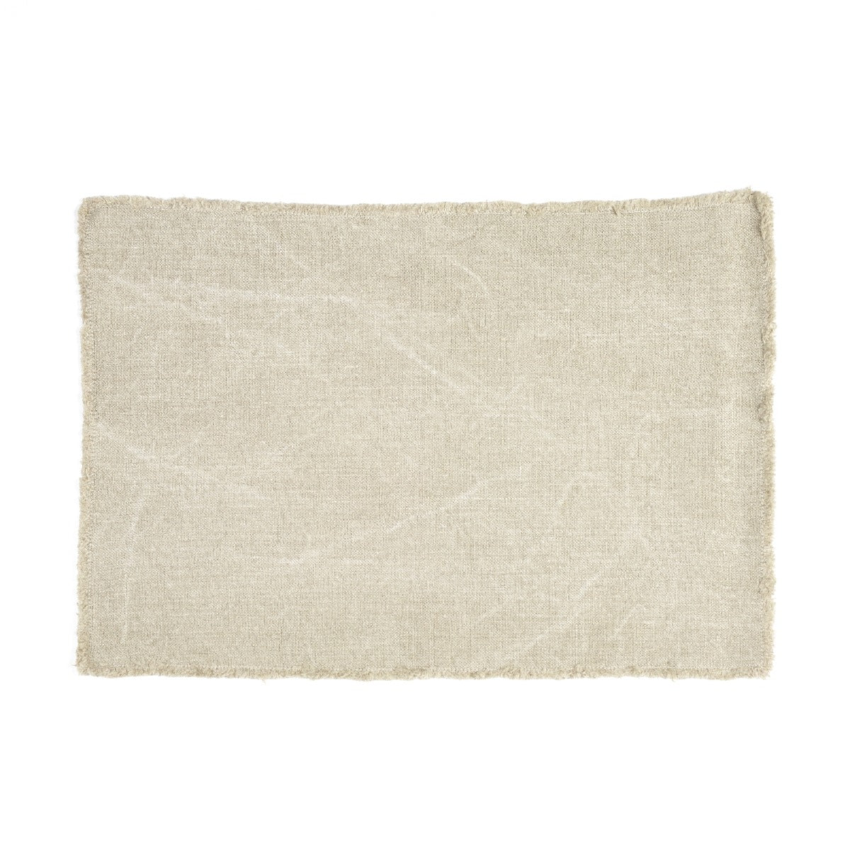 Pacific Table Placemat – fringed linen placemat