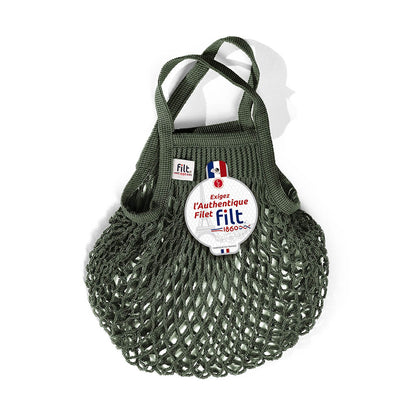 Filt 301 Net Small Shopper Tote Bag in knitted cotton mesh