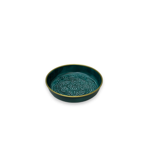 Berbere Teal Round BB Tray