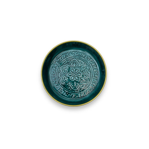 Berbere Teal Round BB Tray