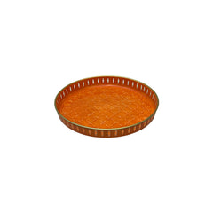 Riviera Orange Round Tray 35cm
