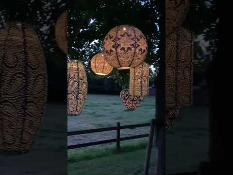 Lumiz Ikat Green Bulb LED Solar Lantern