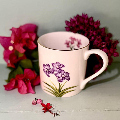 ShiokFarm Orchid Mugs