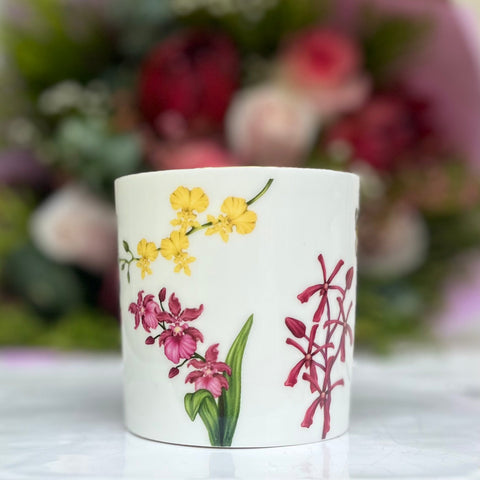 ShiokFarm Orchid Mugs