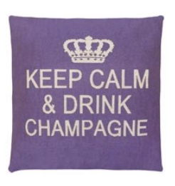 Drink Champagne Cushion Cover