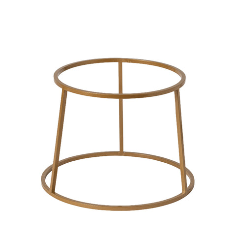 Boutique Round Gold High Plate Riser 24cm
