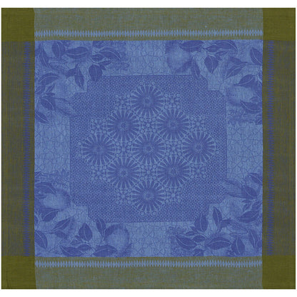 Le Jacquard Francais Jardin d'Orient in Majorelle Blue table linens