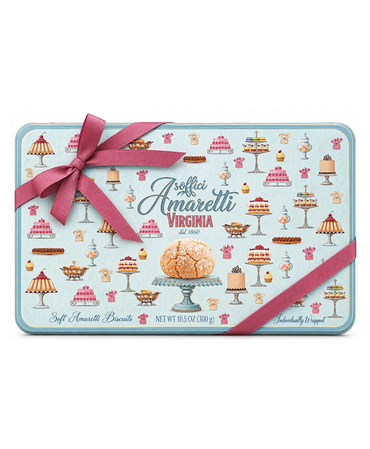 Virginia Soft Amaretti Alzatine Tin Box 300g