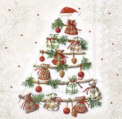 Lunch Mix Napkin Stick Tree with Gifts