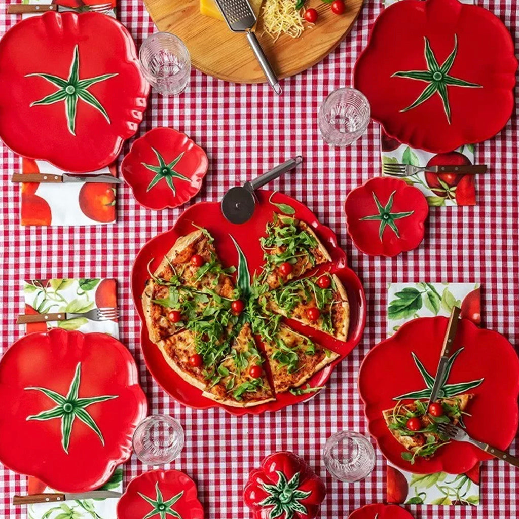 Bordallo Pinheiro Tomato Pizza Dish Platter 30cm, view 3