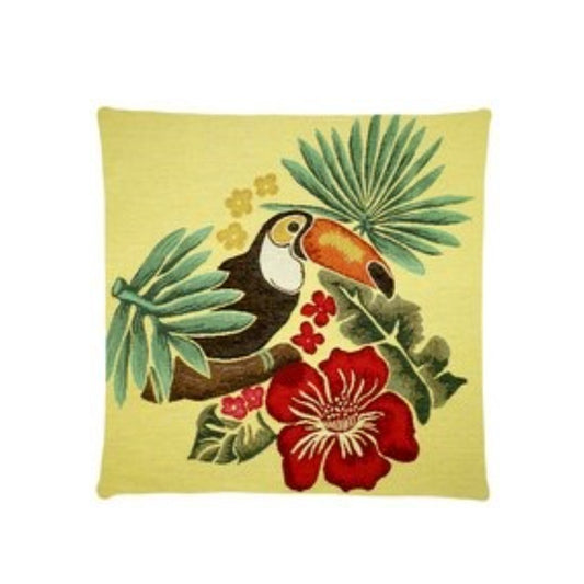 Tropical Birds Cushion Cover