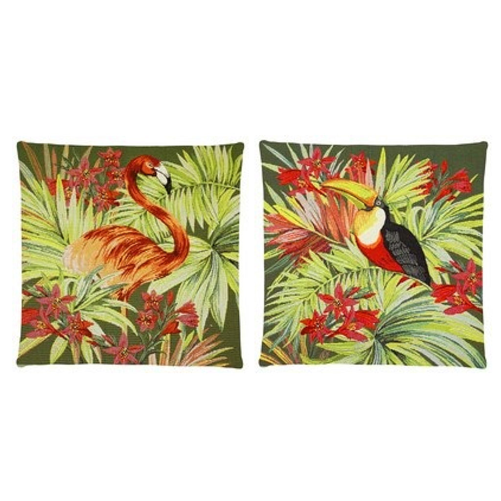 Tropicana Birds Outdoor Cushion Cover, view 5