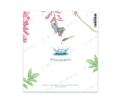 Wishing Well Greeting Card Congratulations Mr & Mrs Card