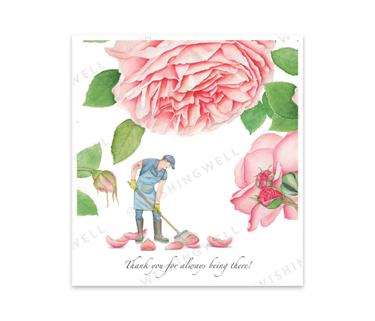Wishing Well Greeting Card Thank You For Always Being There