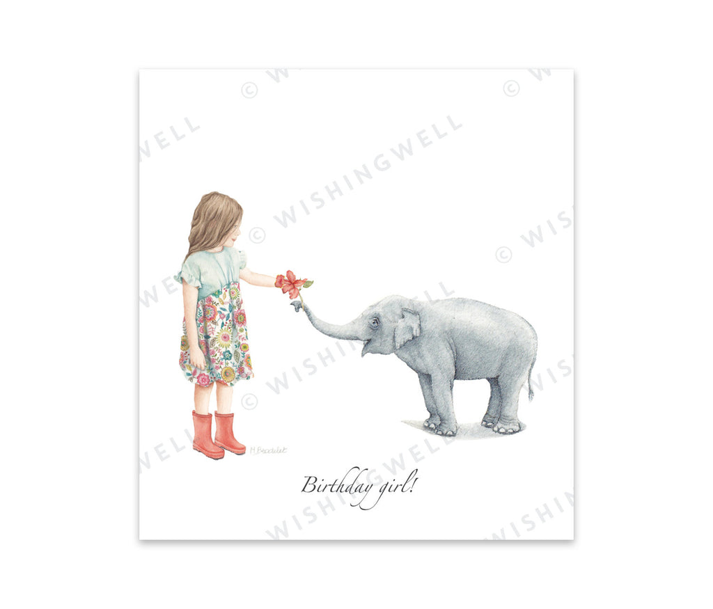 Wishingwell Greeting Card Joyeux Anniversaire