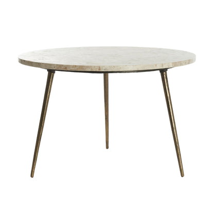Zeca Round Marble Coffee Table, view 2
