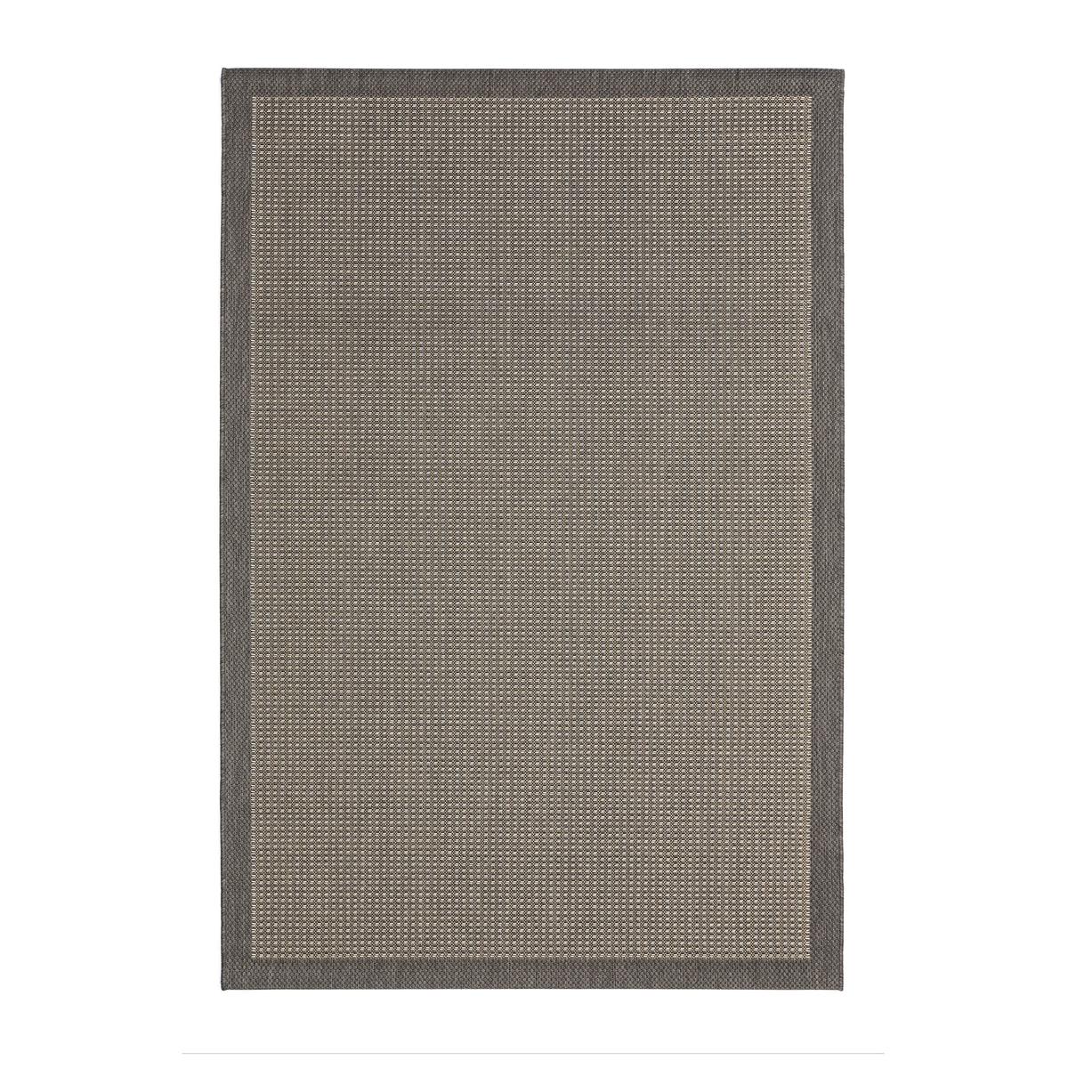 Roolf Carpet Hudson Grey flatweave polypropylene outdoor rug