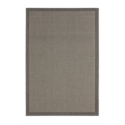 Roolf Carpet Hudson Grey flatweave polypropylene outdoor rug