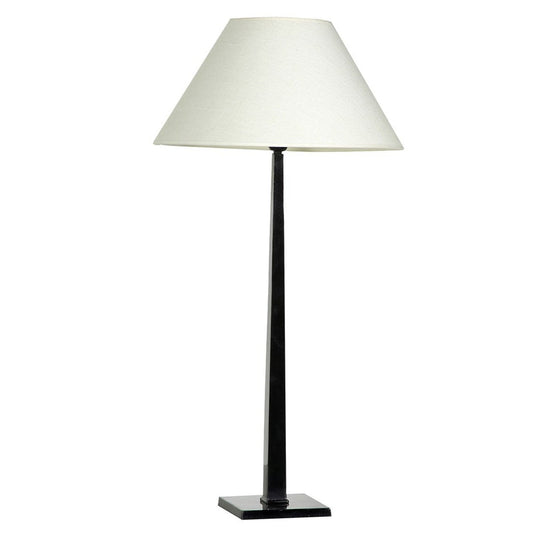 Flamant Gordes lamp base in black lacquered aluminium
