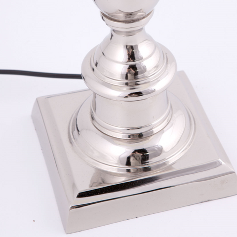 Venzo Nickle Table Lamp Base