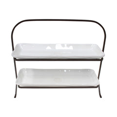 Nova Two Trays Tiered Stand 37cm