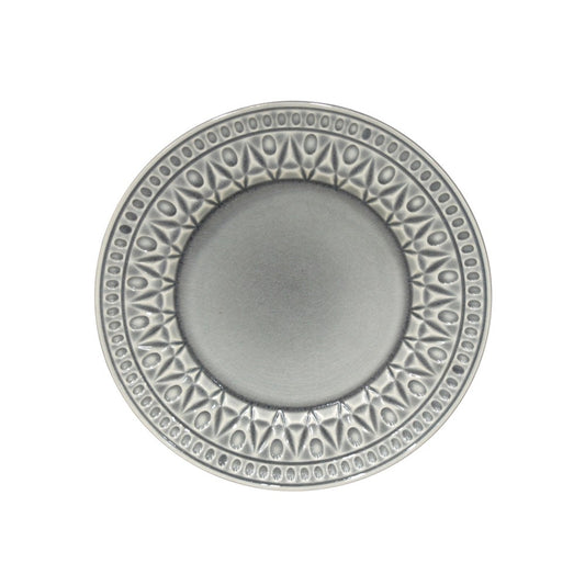 Costa Nova Cristal Salad Plate 22cm in crackled stoneware