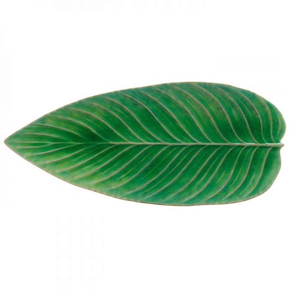 Riviera Strelizia Leaf Plate 40cm, view 2