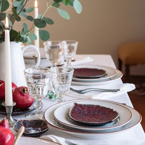 Riviera Hydrangea Leaf Plate 17cm